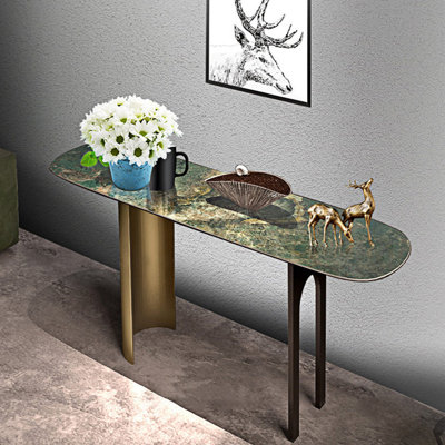 Console en pierre frittée de style italien