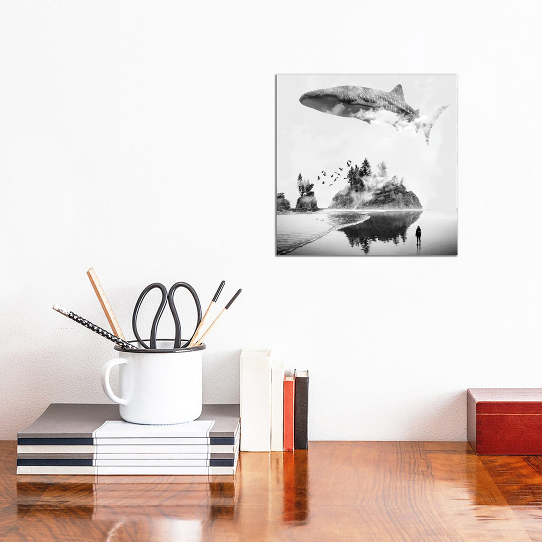 Whale Shark Island by David Loblaw - Print on Canvas