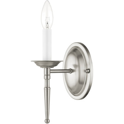 Applique murale moderne 4,25 po | Base en acier | Luminaire 1 lumière