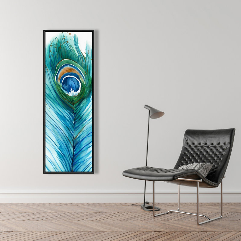 " Long Peacock Feather "