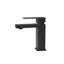 Robinet de lavabo pour salle de bain à poignée simple 6,92 pouces, noir mat, 1,2 GPM, résistance aux taches, fabrication en acier inoxydable, cartouche en céramique, or brossé, noir, 6,92 pouces-123114446