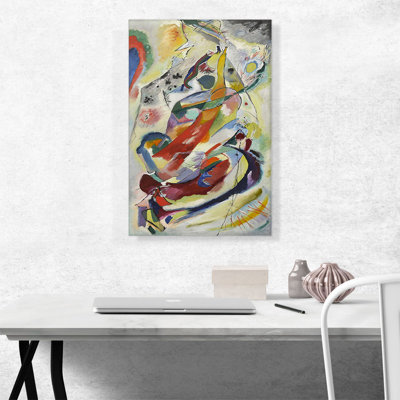Panneau pour Edwin R. Campbell, n ° 1, par Wassily Kandinsky, impression sur toile tendue