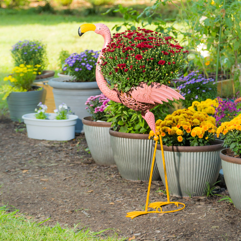 Pot de fleurs intérieur / extérieur Juliane Flamingo