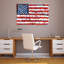 «Dramatic Stars & Stripes», reproduction sur verre