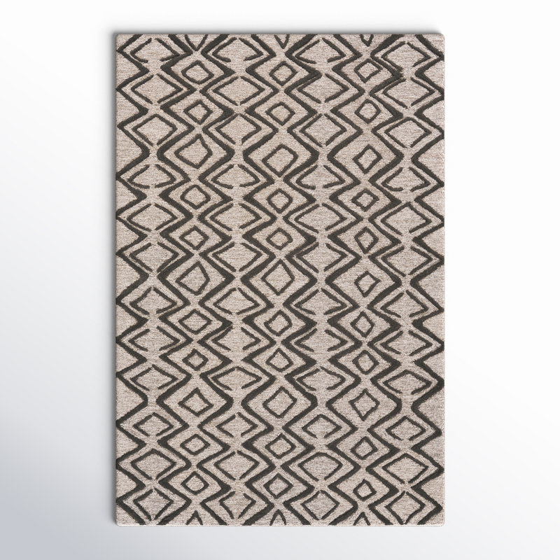 Hand Tufted Wool Indoor Rug, Rectangle 2' x 3'