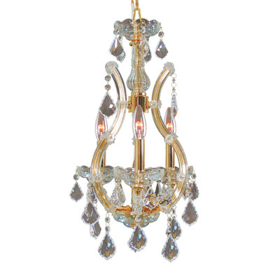 Carlyann 4 - Light Dimmable Tiered Chandelier