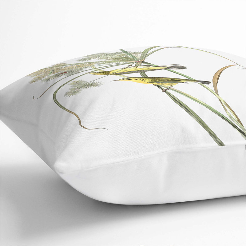 Square Cushion, 55cm H x 55cm W x 20cm D, White