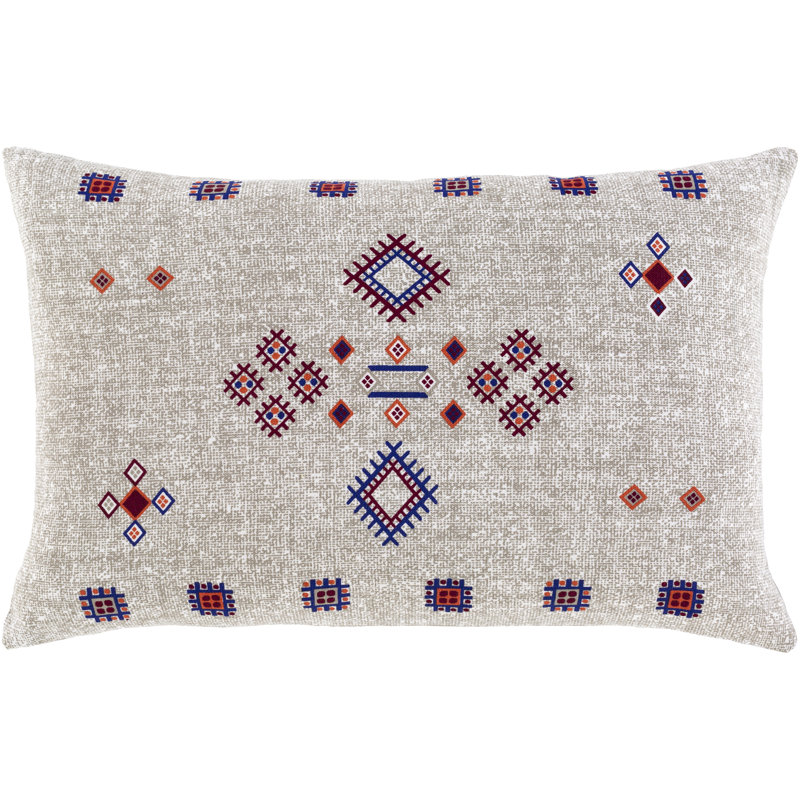 Cotton Pillow Cover, Down, Taupe