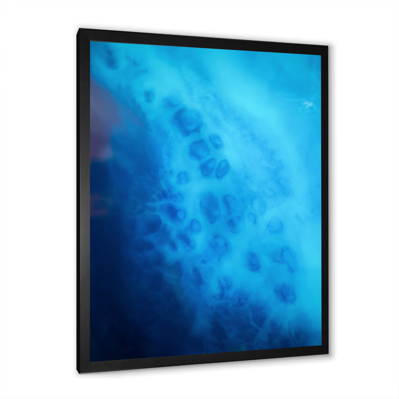 Marbre luxueux, art sur toile fluide, Toile avec cadre noir, H 12 po x l 20 po x P 1 po