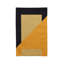 Geometric Flatweave Rectangle 5' x 7' Cotton Area Rug in Yellow
