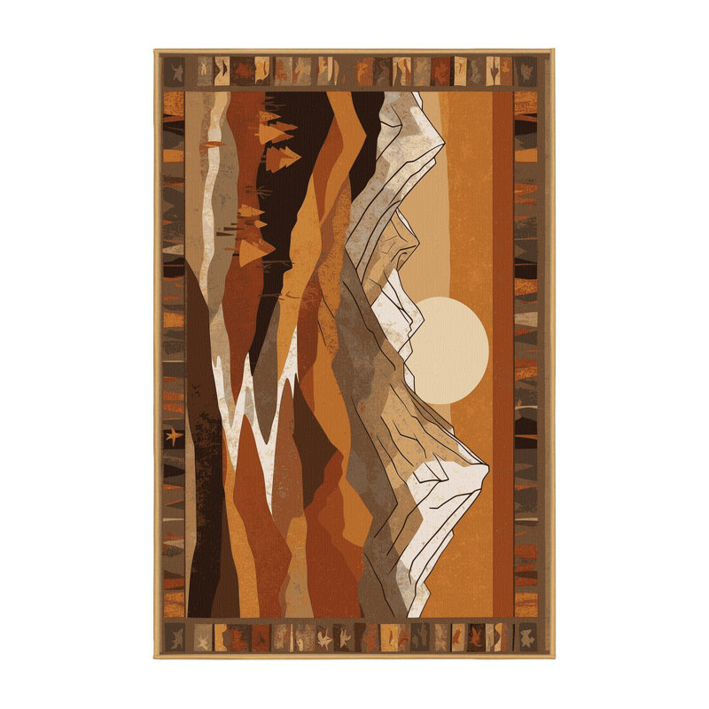 Tapis céleste Canyon, Rectangle 4 pi x 6 pi
