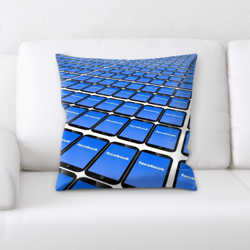 Coussin décoratif Facebook