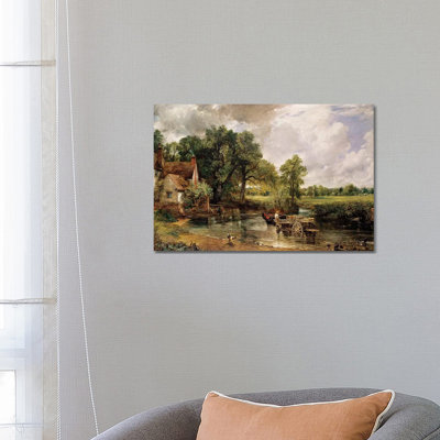 The Hay Wain, 1821 - Giclée sur toile tendue avec châssis