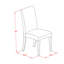Ensemble de 9 pièces de coin-repas - 8 chaises de cuisine Shitake et une table de cuisine moderne en ciment - Finition noire brossée-10743726