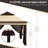 Brynja 3.5m W x 3.5m D Steel Patio Gazebo-771603478