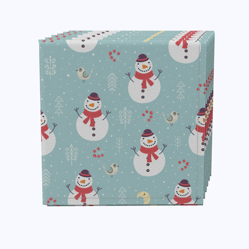 Eddina 100% Cotton No Pattern Square Napkin