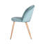 Mcburney 43cm H Velvet Upholstered Metal Side Chair-1509542060