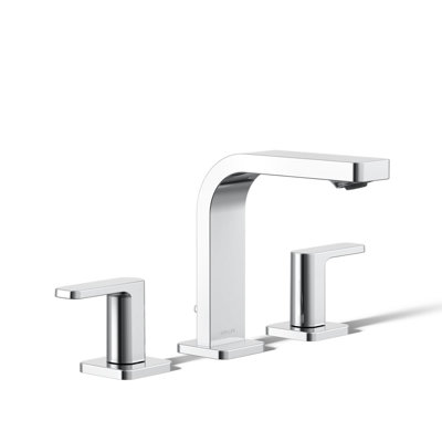 Parallel™Widespread Bathroom Faucet, 3-Hole Two Lever Handle Bathroom Sink Faucet, 1.2 GPM