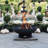 Harrogate Steel Wood Burning Fire Pit-1640684181