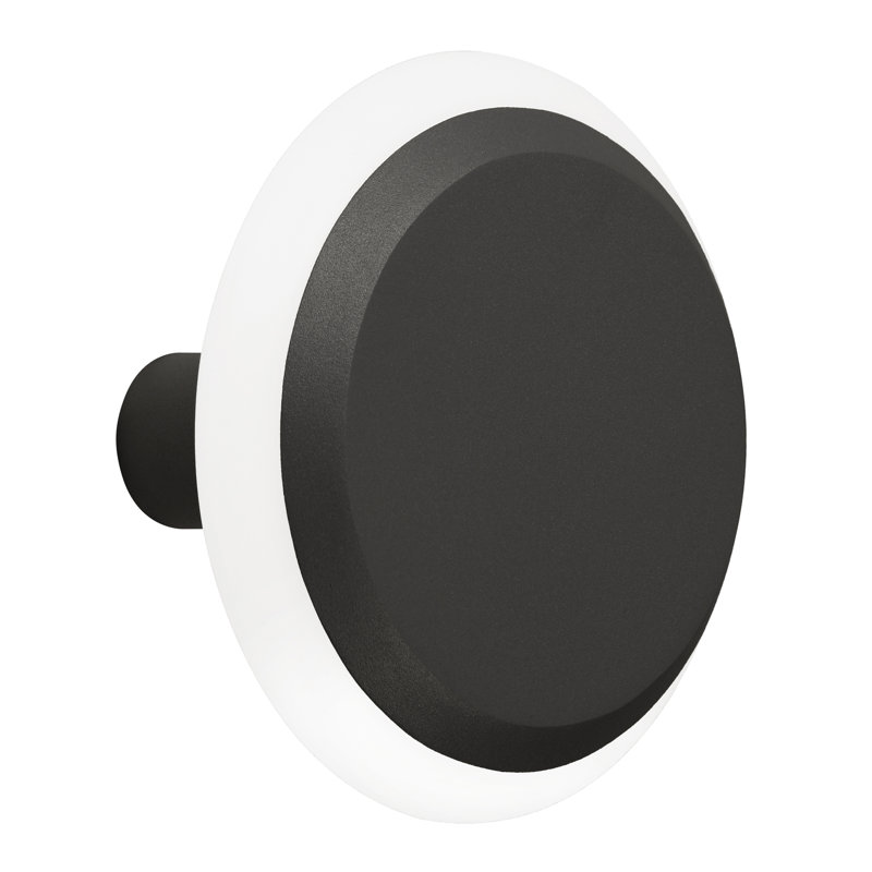 Delphos 20cm H Integrated LED Outdoor Bulkhead Light, Dark Grey