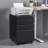 Stylish 3-Drawer Mobile Filing Cabinet With Lock-369599414
