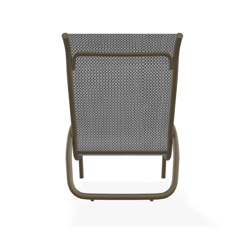 Beach Chair, Textured Beachwood, Nickle