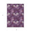 Tapis intérieur lavable à pois 3 po x 5 po aubergine lavande et ivoire