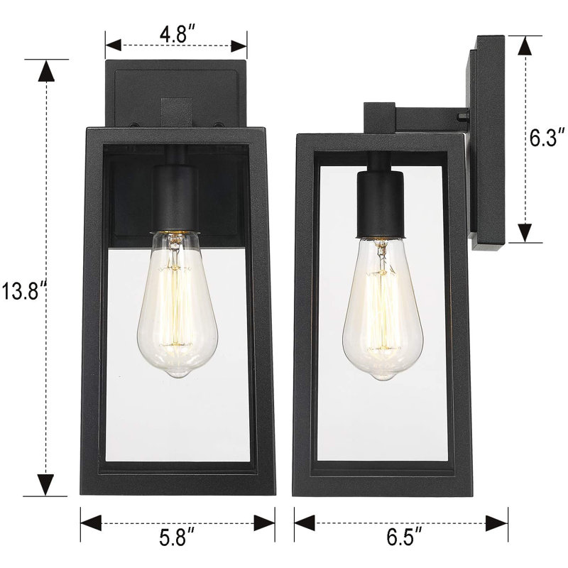 14'' 1-Light Outdoor Wall Light