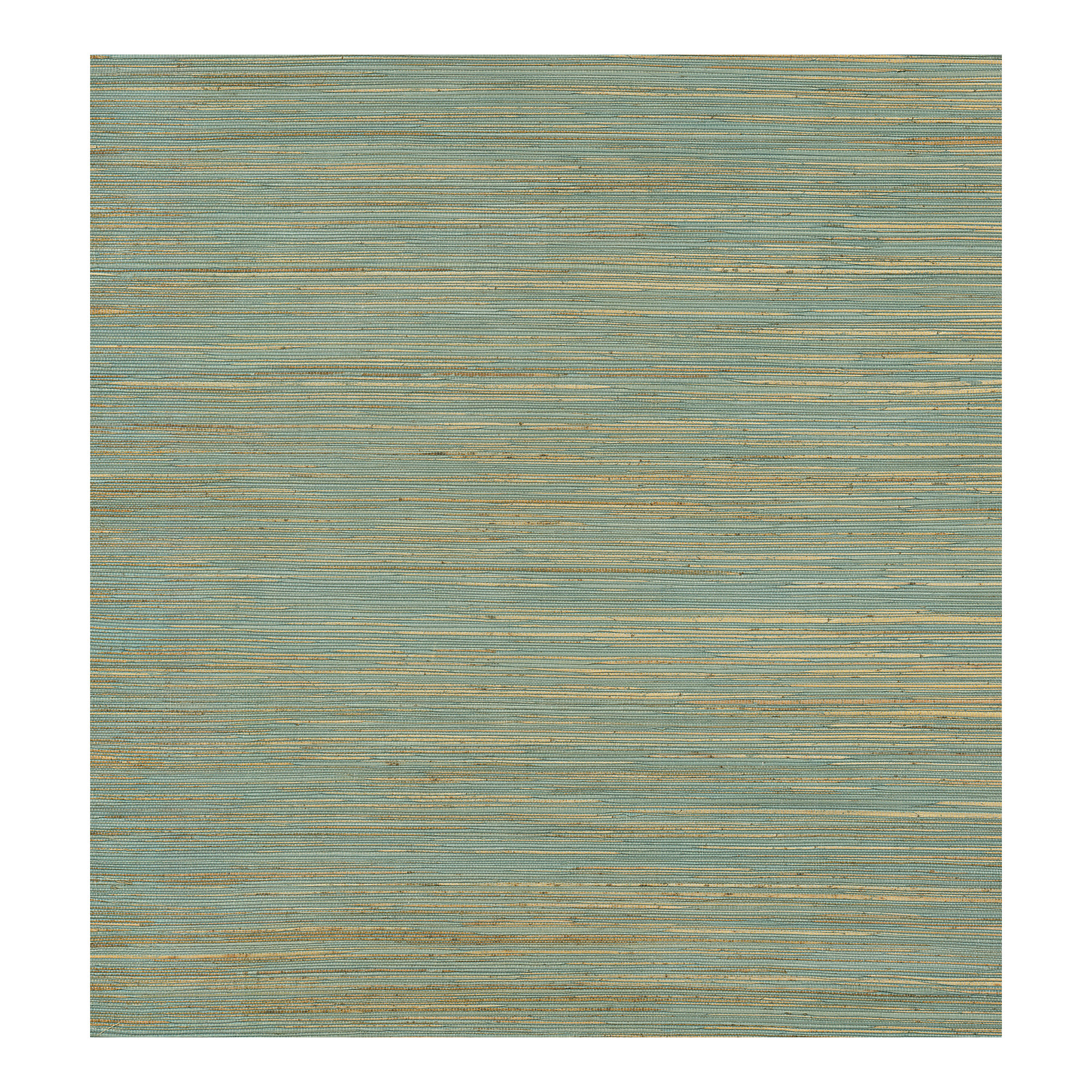 Hamza Modern Grass Cloth Abstract Wallpaper, Turquoise, 20.5" W x 33' L