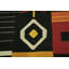 Tapis géométrique à motif oriental kilim 8 x 10