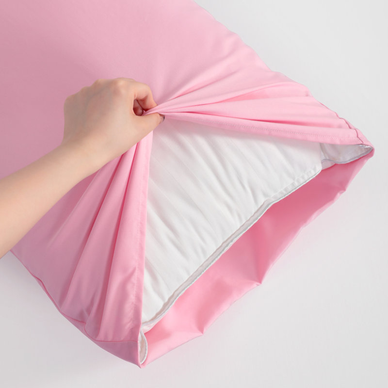 Taie d'oreiller pour le corps en microfibre, ensemble de taies d'oreiller douces avec fermeture portefeuille, 137 cm L × 51 cm H