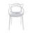 Plastic Dining Chair 4Pcs White-171655245