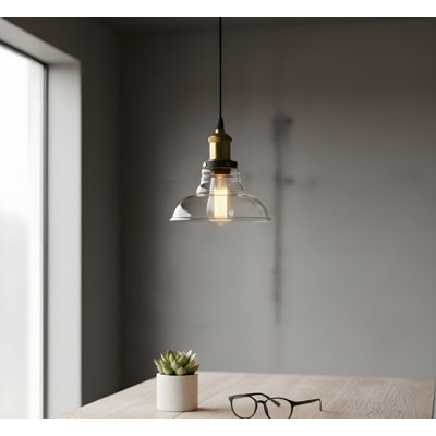 1 - Light Gold Bell Pendant