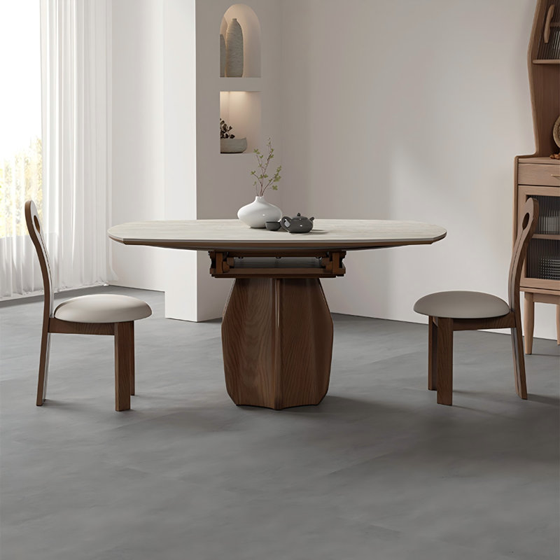 Table de salle à manger Sintered Stone, H 30,12 po x L 39,37 po x l 39,37 po