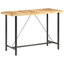 Sean Solid Wood Top Metal Base Dining Table-68799624