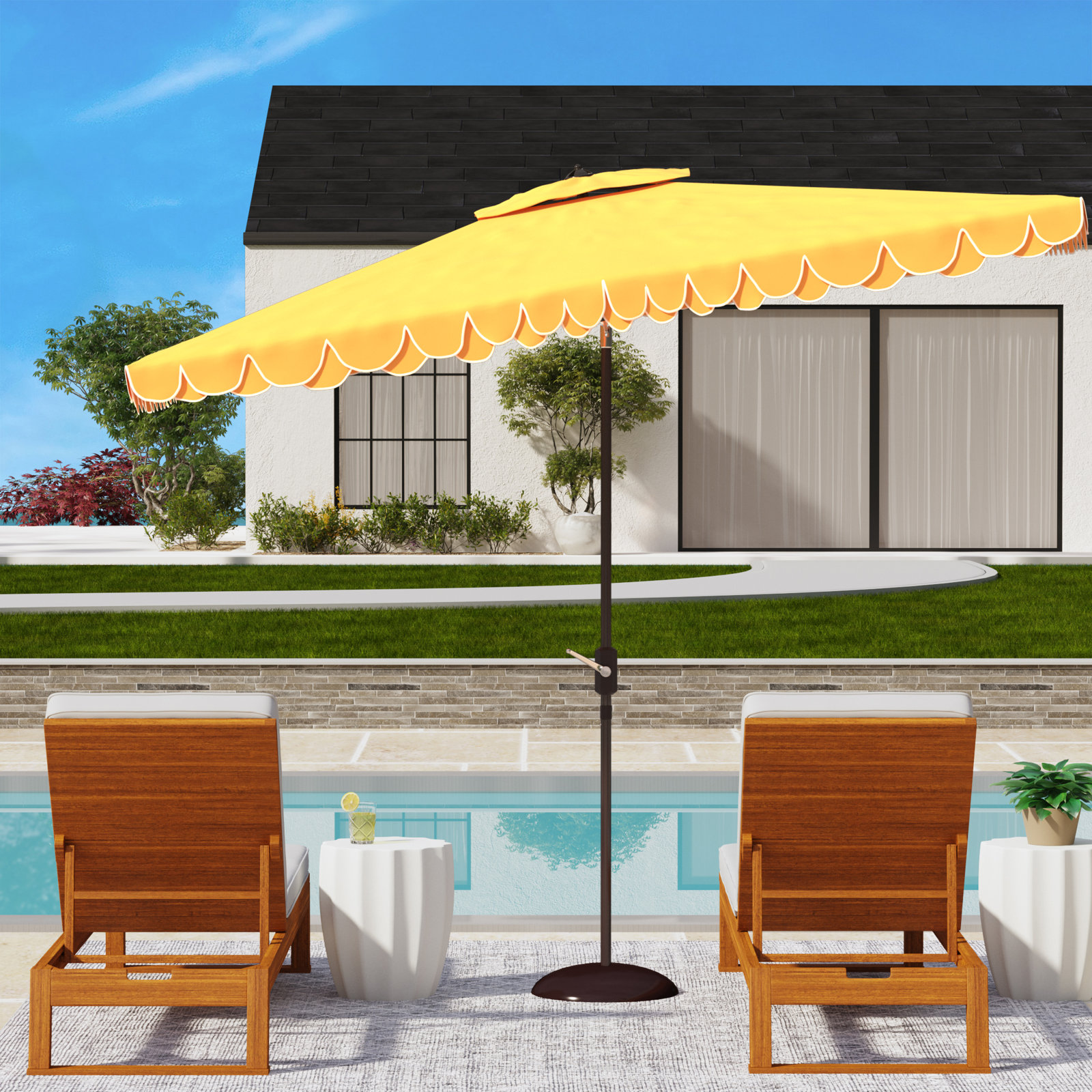 9.8' Market Umbrella, Yellow