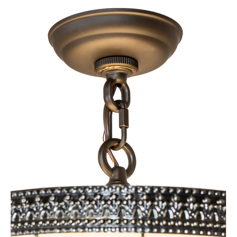 18" Wide Vincent Honeycomb Inverted Pendant