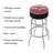 Swivel Upholstered Counter Stool with Metal Frame