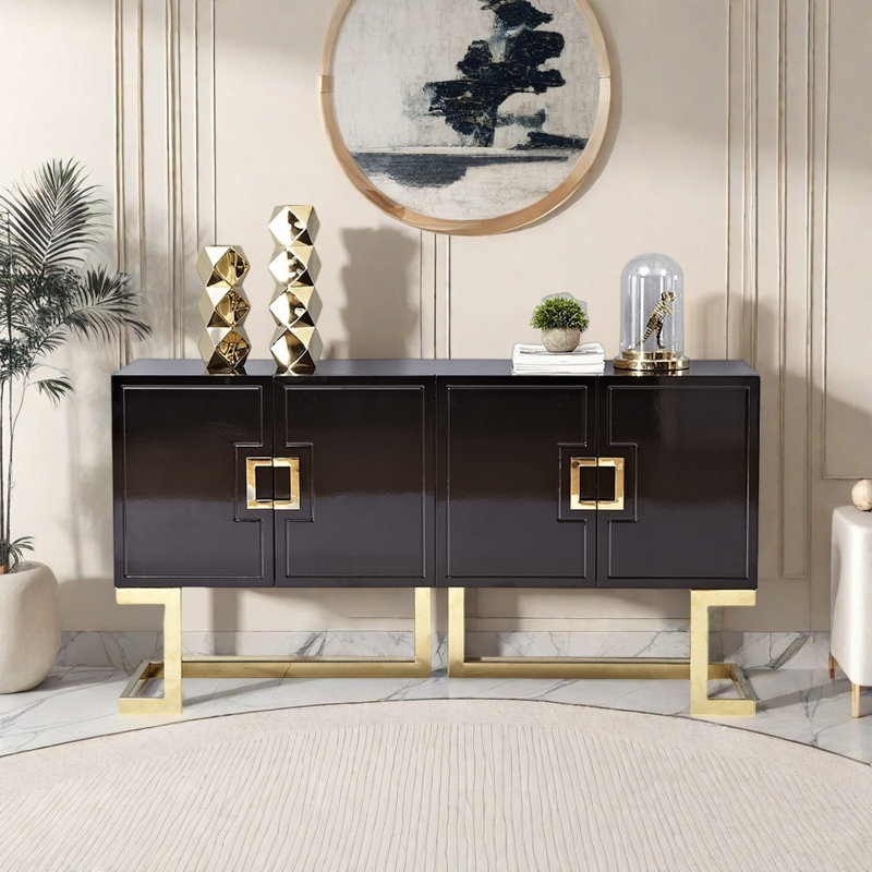 Buffet noir simple