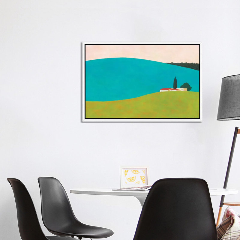 Shtula by Itzu Rimmer - Painting on Canvas, White Framed, 101.6 cm H x 66.04 cm W