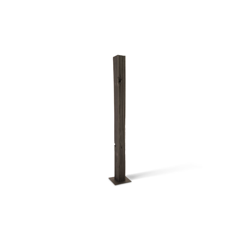 Black Wood Abstract Sculpture