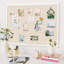 2 Pack Cork Board With Linen 48*36 Inch Bulletin Board Office Decor Vision Board Light For Wall School Office Bedroom, White