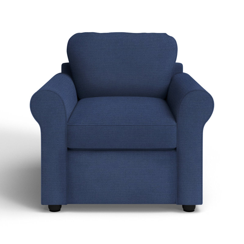 Fauteuil rembourré Warrington, Toile bleu marine Sunbrella®