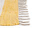 Tapis jaune et ivoire en coton noué à la main Johnie-294575476