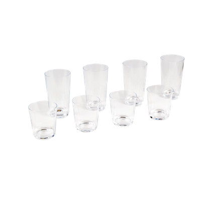 Elton 15oz. Acrylic Drinking Glass Set