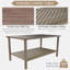 Ensemble de conversation 5 pièces avec chaises basses, ensemble de conversation avec patio et table basse, 4 chaises pivotantes en osier -1040478538