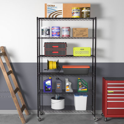 Nishika 47.99 " W Adjustable Shelving Unit