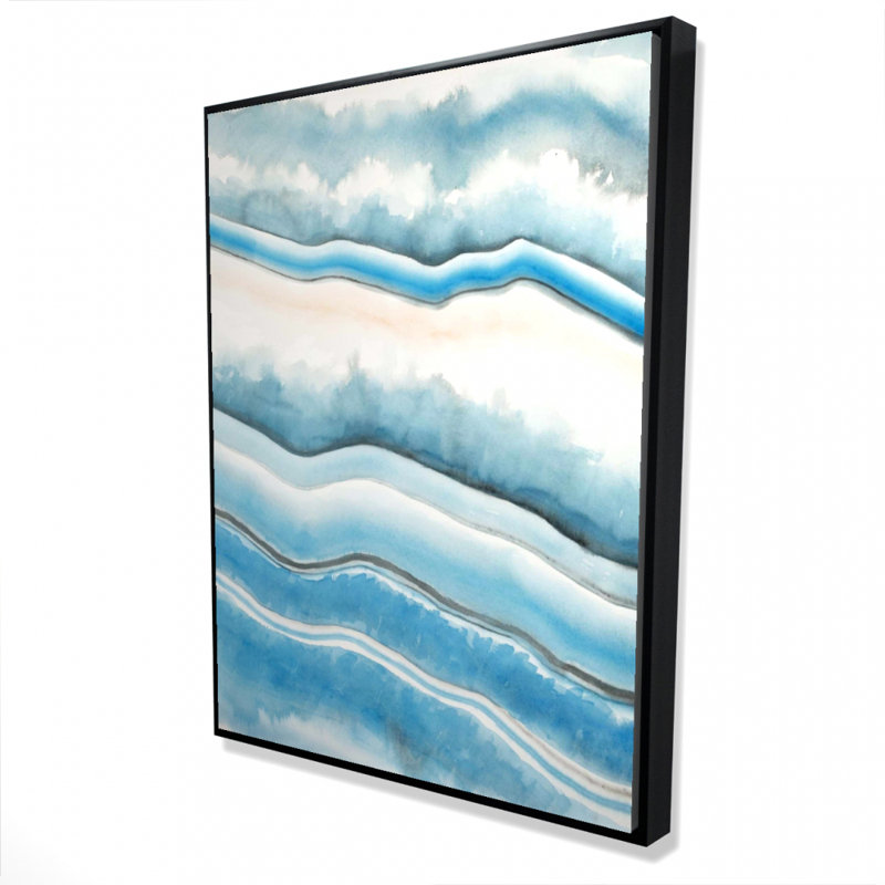 Textured Geode Print On Canvas