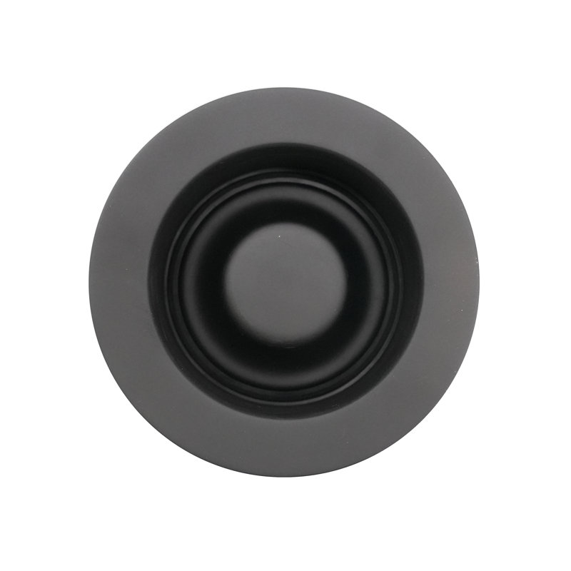 Bride de drain d'évacuation de cuisine 3-1 / 2 "EZ-Mount, Noir mat