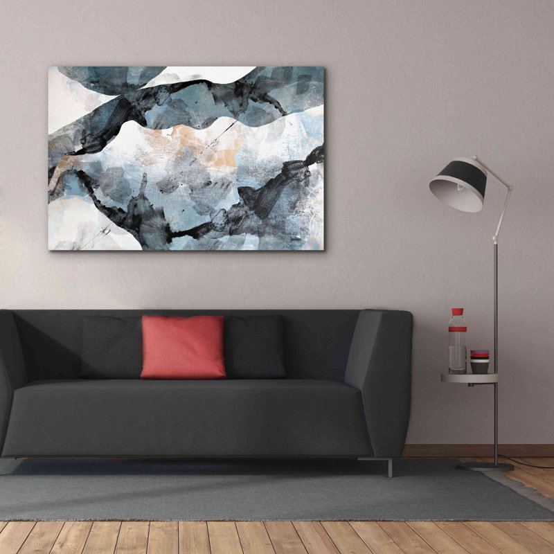 «Abstract River» par Christov Art, estampe numérique sur toile, H 40 po x l 60 po x P 1,5 po